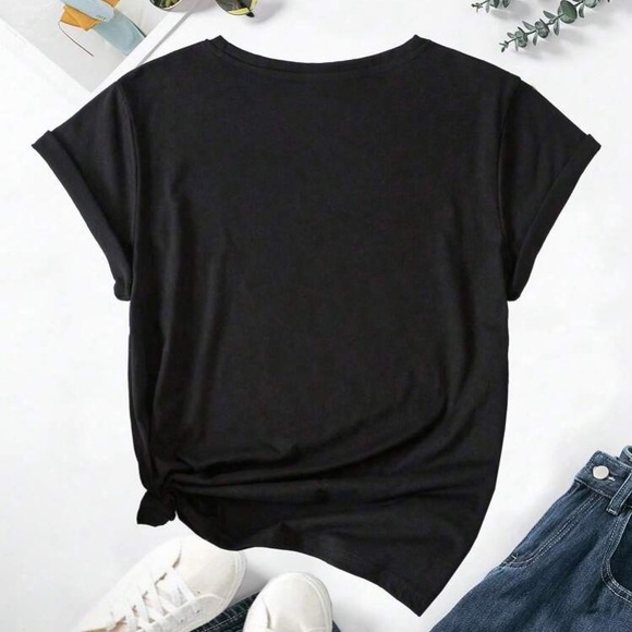 Prayer Changes Things Black Gold Tee Shirt Christian Faith Casual Religious - Picture 2 of 3